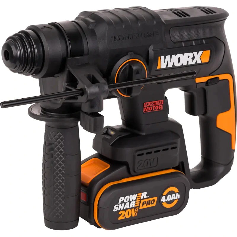WORX WX381 перфоратор аккумуляторный (1 х 4 Ач, ЗУ) купить по низкой ...