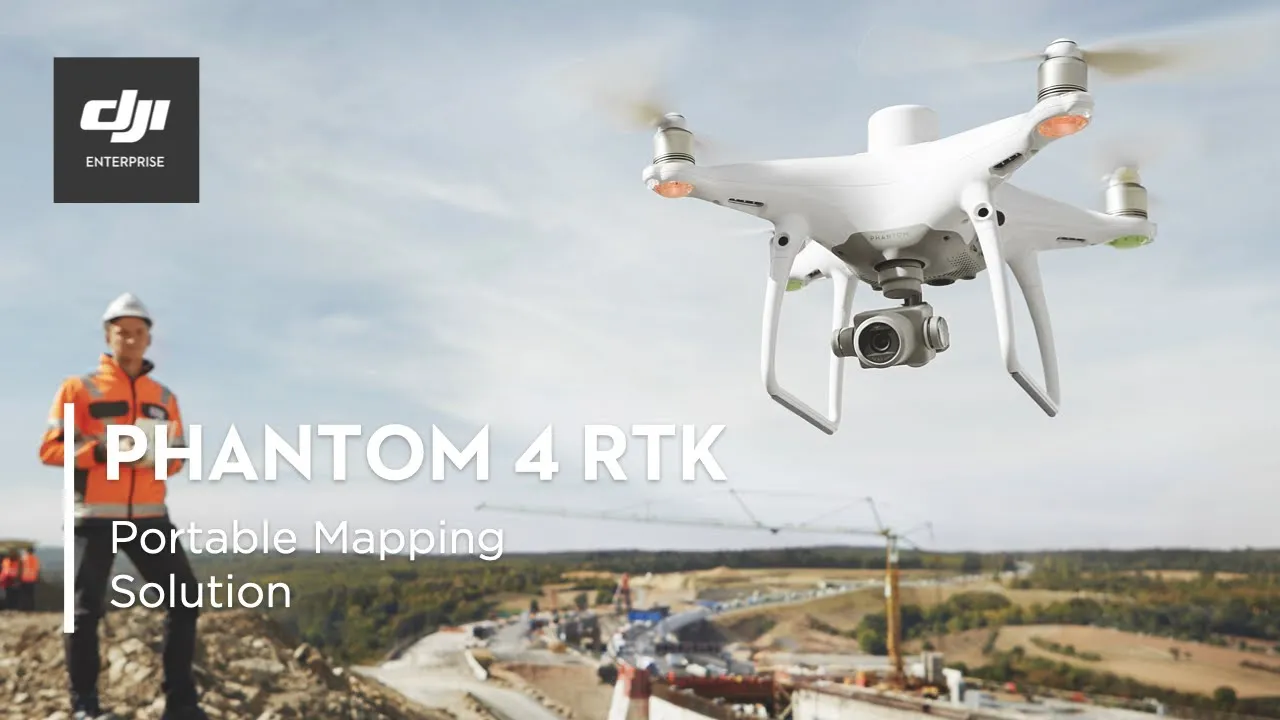 Компактный картографический дрон DJI Phantom 4 RTK